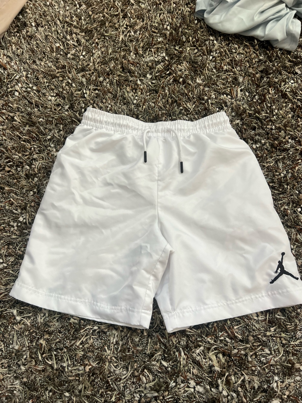 Jordan Boys White Jumpman Athletic Shorts Youth M 10-12